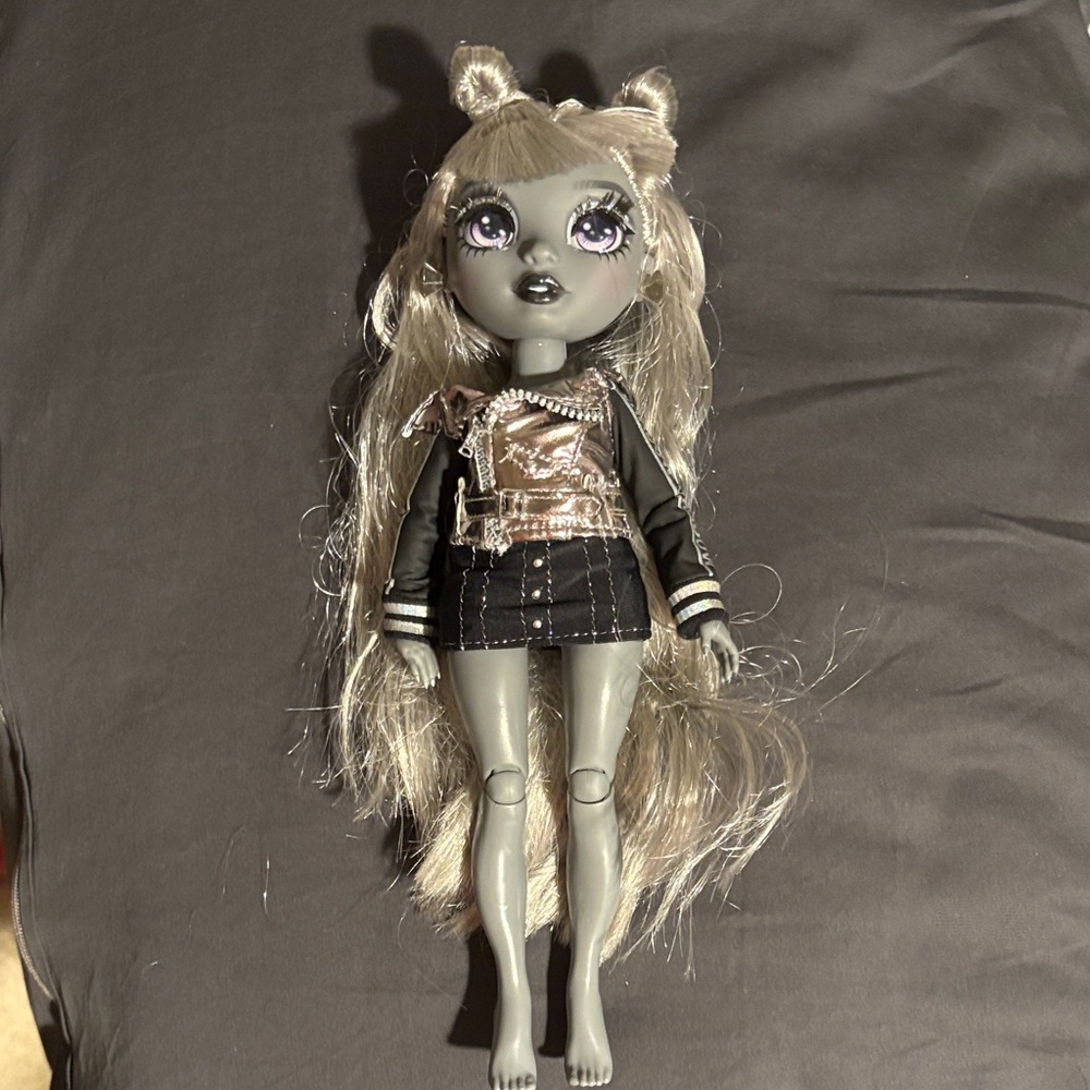 *FREE WITH PURCHASE* Shadow High Gray Doll with Black Outfit